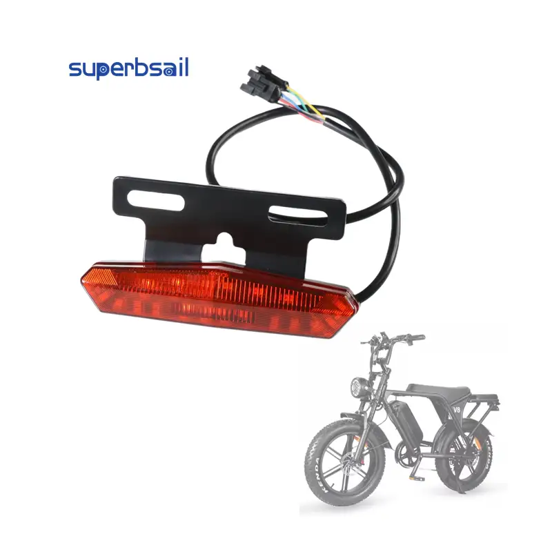 OUXI V8 Tail Light for Fat E-bike Accessories Replacement Rear Light for Electric Bicycle Spare Part Accessory-OXV8-9 1