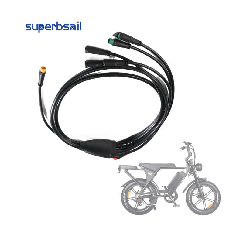 OUXI V8 Waterproof Main Cable for 20 Inch Fat E-bike Accessories Replacement E Bicycle Spare Parts Accessories-OXV8-11 2