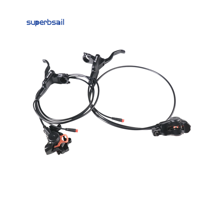 OUXI V8 Fat E-bike Full Set Hydraulic Brake Caliper & Right and Left Brake Lever for 20 Inch E Bicycles Parts-OXV8-14 2