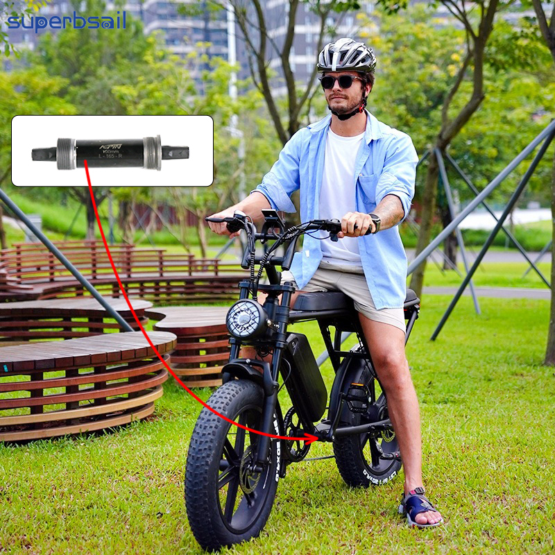 Aksel med forseglet leje integreret krankboks til OUXI V8 cykeldele udskift cykelkrankboks del-OXV8-30 2