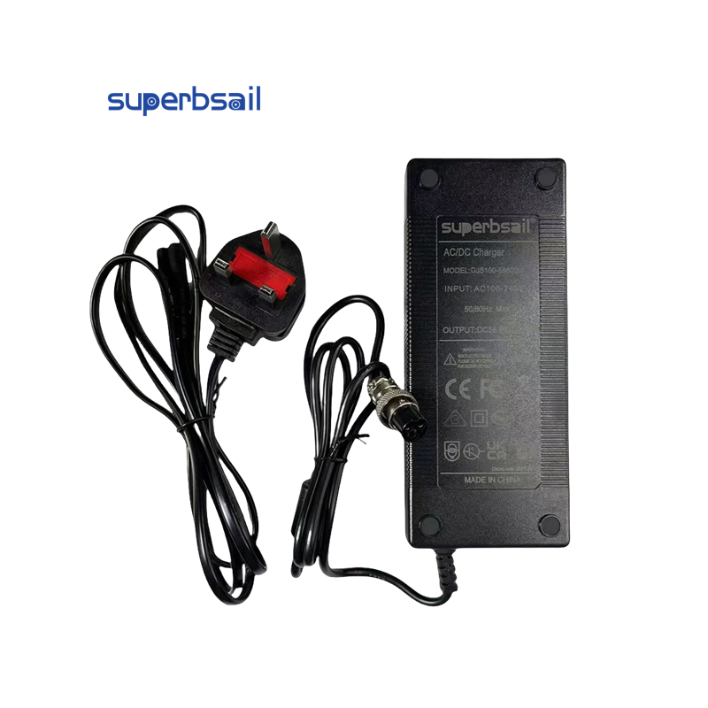 58.8V 2A Oplader GX Stik CE (1+3-) til Zero 8X/9/10X (52V Model) Vsett 9 Kukirin G2 Master El-løbehjul-C-13E/Z-29 4