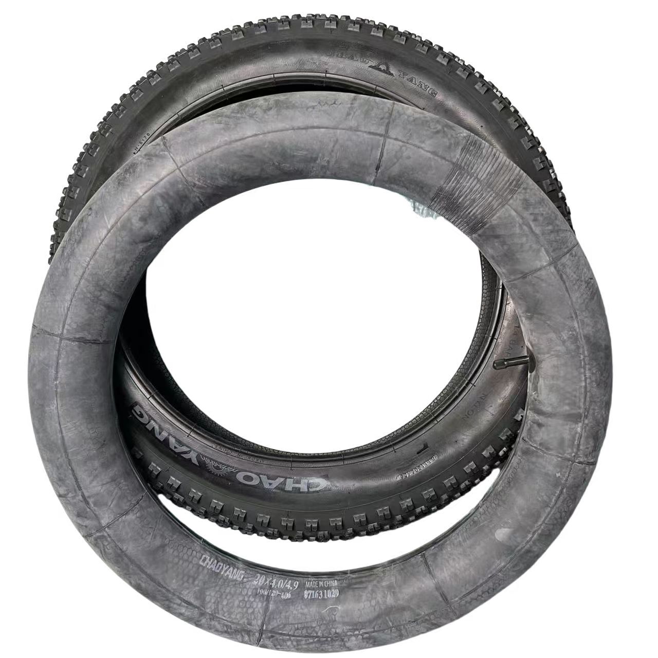 Chaoyang 20*4.0 Outer Tire and Inner Tube for Fat Bike Spare Parts Accessories Replacement 20 Inch MTB Tyre-G-19 3