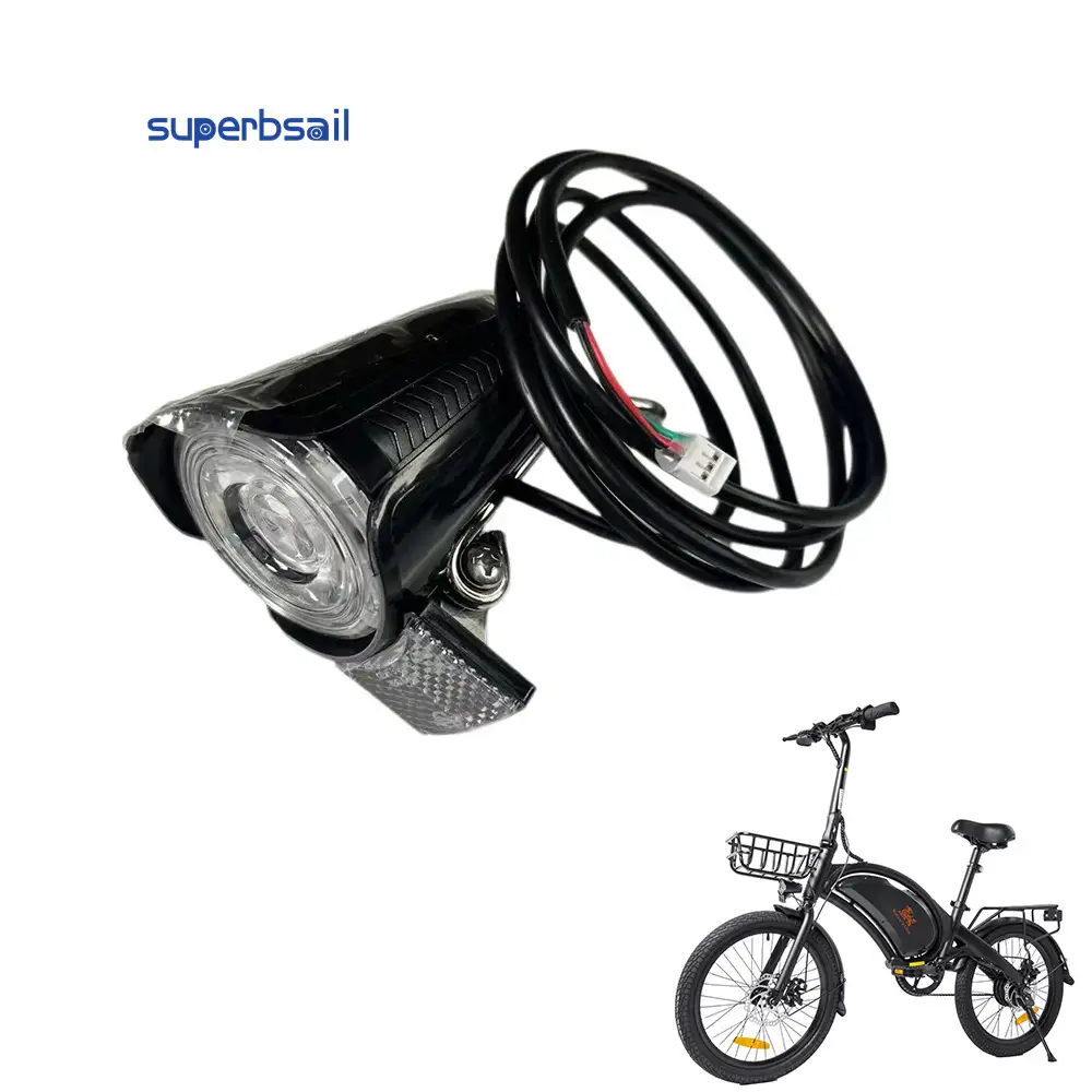 KuKirin V1 Pro Front Light for Electric Bicycles Headlight Replacement Part E Bike Head Lamp Accessories-XY-KRV1P28 1