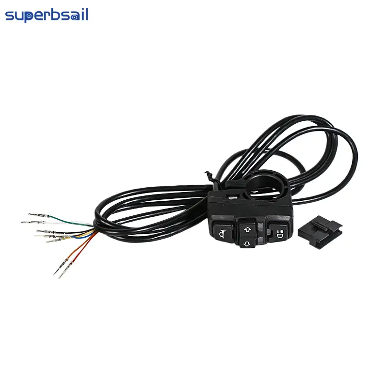 3 in 1 Light+Horn+Turn Signal Switch for Electric Bike Switch Bike Kit for Bicycle Accessories-EB-SW3 1