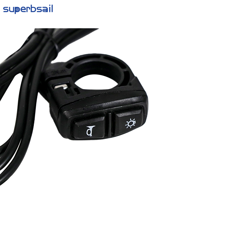 Light and Horn Switch for Electric Bike Lamp and Horn Switch Button Bicycle Accessories-EB-SW2 2