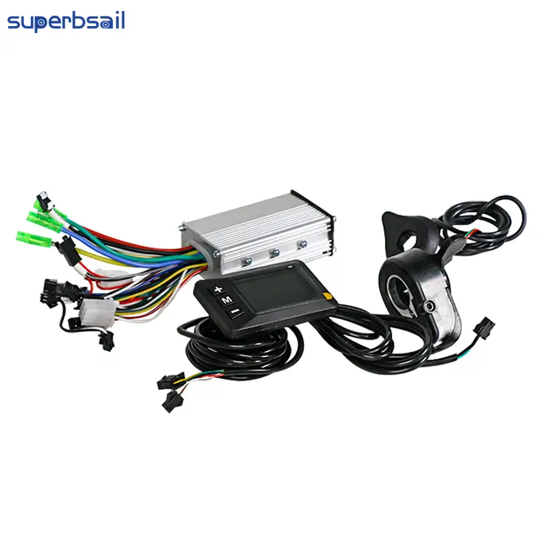 Ebike Controller Kits Brushless Dual Mode 24V/36V/48V 250W-350W LCD Display+Throttle+PAS for E Bicycle Parts-RF-287 1