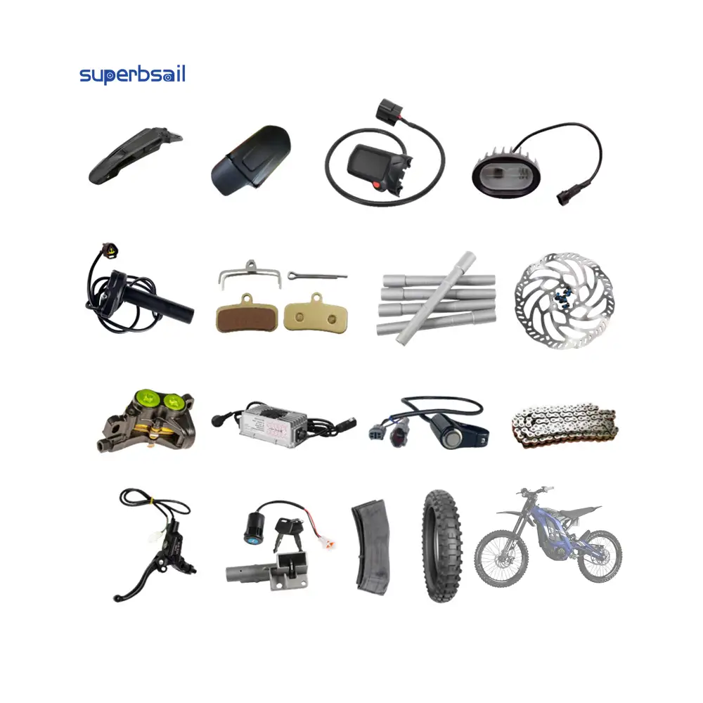 Light Bee Electric Dirt Bike Spare Parts Series Fender Headlight Controller Throttle Motor Accessories-Su-rron1 1