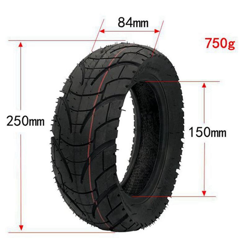 80/65-6(10x3.0) Road Tyre for Kukirin G3 Pro Electric Scooters 10 Inch Outer Scooter Tire-L-4 3