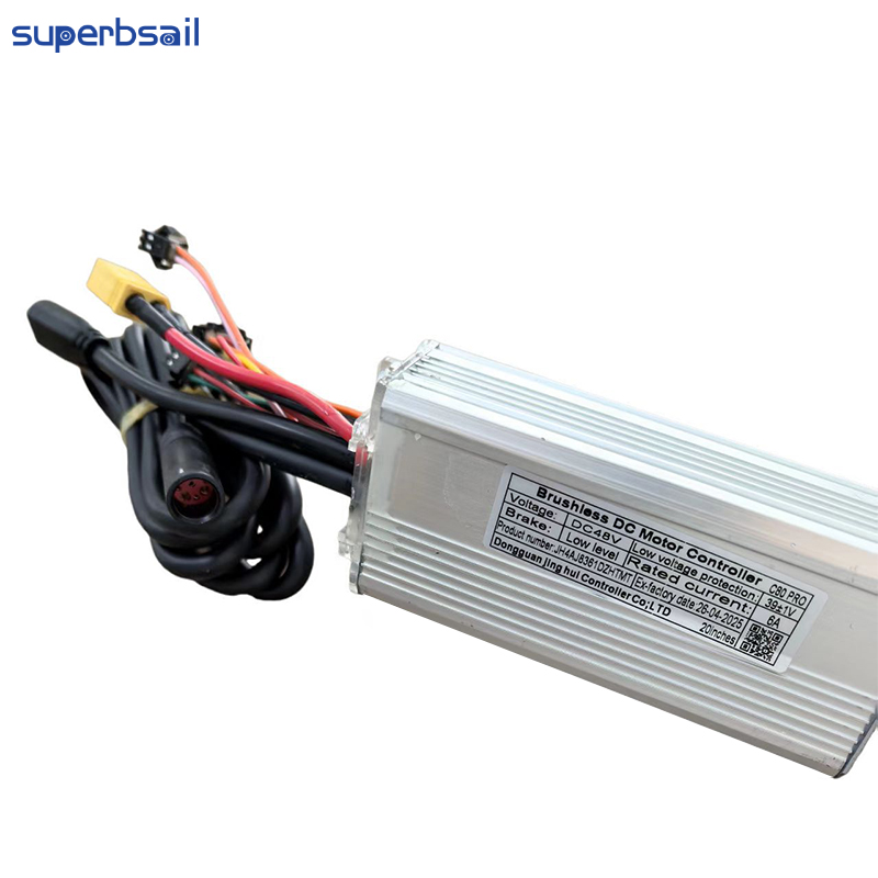 OUXI V8 Elcykel C80 Pro Controller - EU-version 25 km/t 250W til 20 tommer elcykel Reservedelstilbehør - OXV8-02H1 3