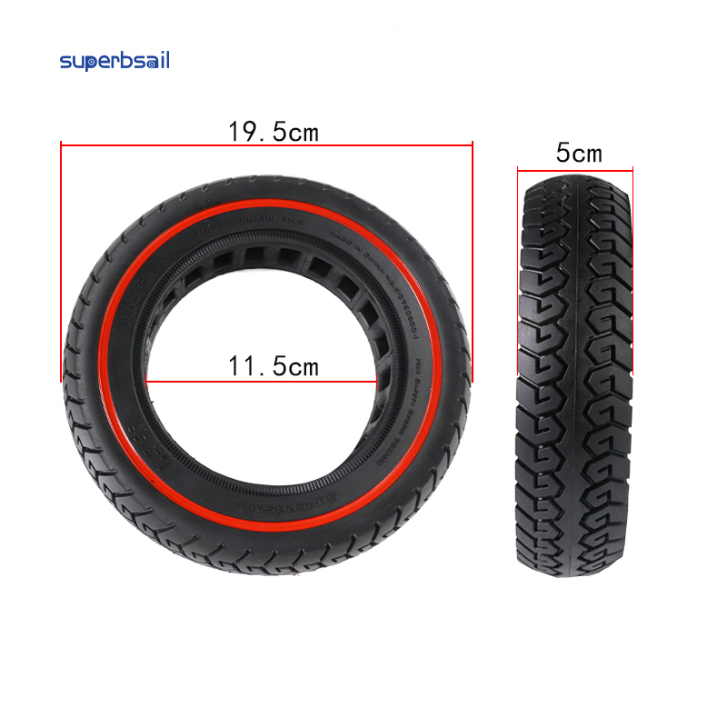 8.5*2(50-134) Solid Tyre Red Ring for Kukirin G2 Pro Solid Tire Replace Spare Parts Electric Scooter Tire-L-62D1 4