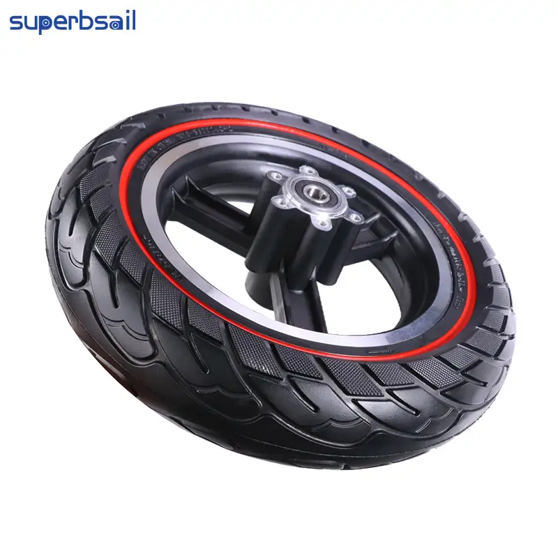 Kukirin M4 Pro Front Wheel with Solid Tire 10*2.5 for Two Wheel Smart Balance Electric Scooter Parts Accessories-KM-24C1 1