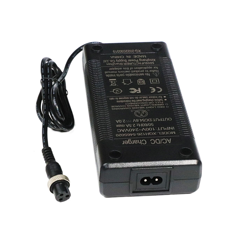 54.6V 2A Charger for Zero 8/9 Electric Scooter Parts Accessories Replace Electric Scooter Charger-Z-28C1 2
