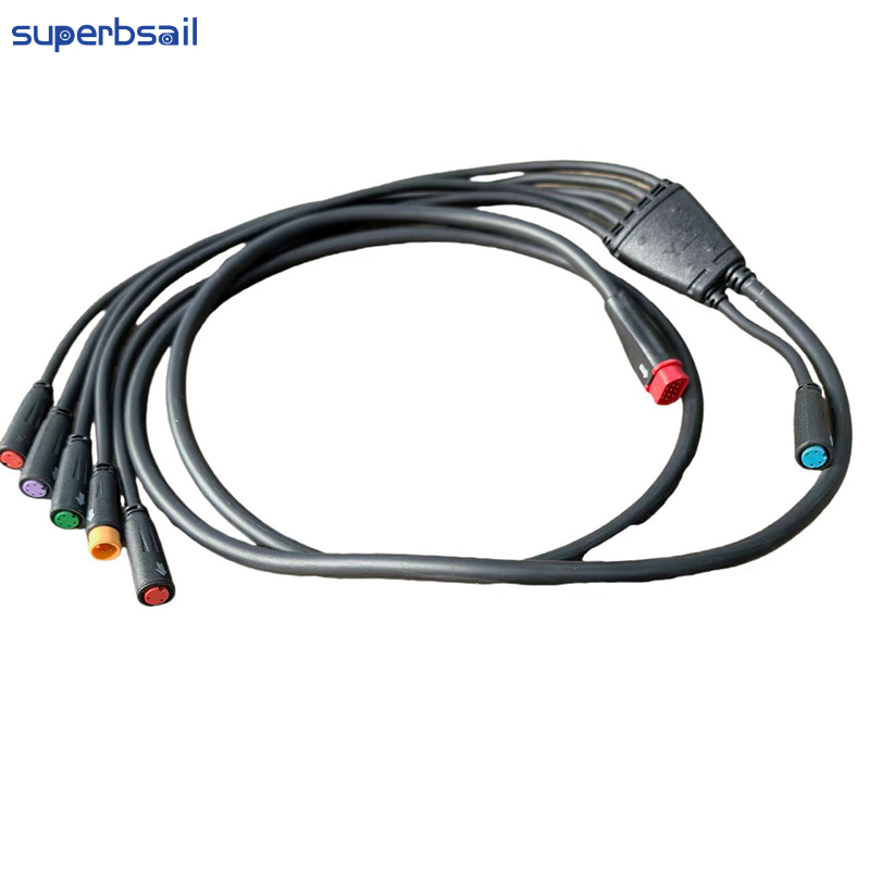 V20 Bike Parts Integrated Waterproof Wire for V20 Fat Bike Replacement Spare Parts Integrated Wire-V20EB-13 4