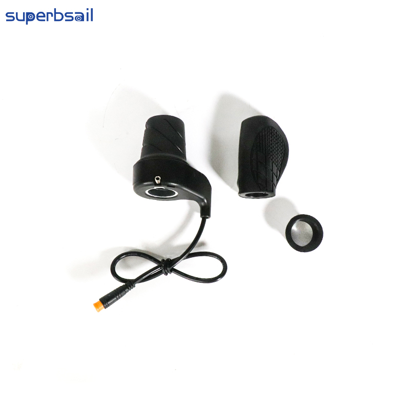 Electric Bike Twist Throttle with Grip V20 Electric Bike Throttle Handle Bar Replacement Bicycle Parts-V20EB-09B1 3