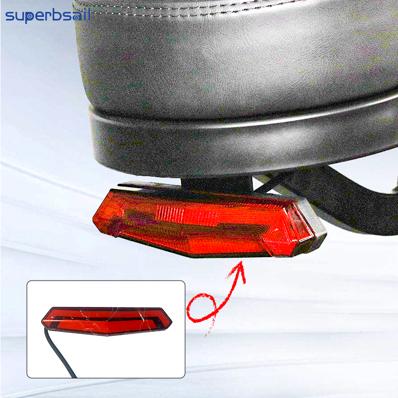 Bicycle Tail Light for V20 Electric 20 Inch Fat Tire Bicycle Light Replacement Spare Parts Accessories-V20EB-11B1 2