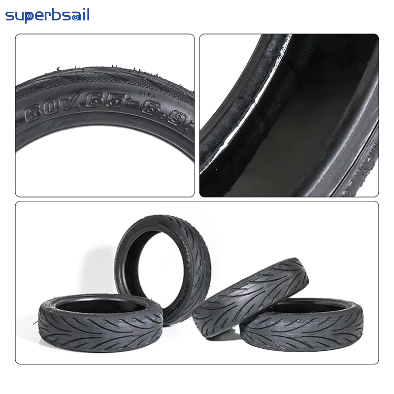 60/65-6.9 Tire with Glue for Kukirin G2 E Scooter Tire Self- Sealing Fat Tire Scooter 10 Inch Scooter Tire -MaxG2036 4