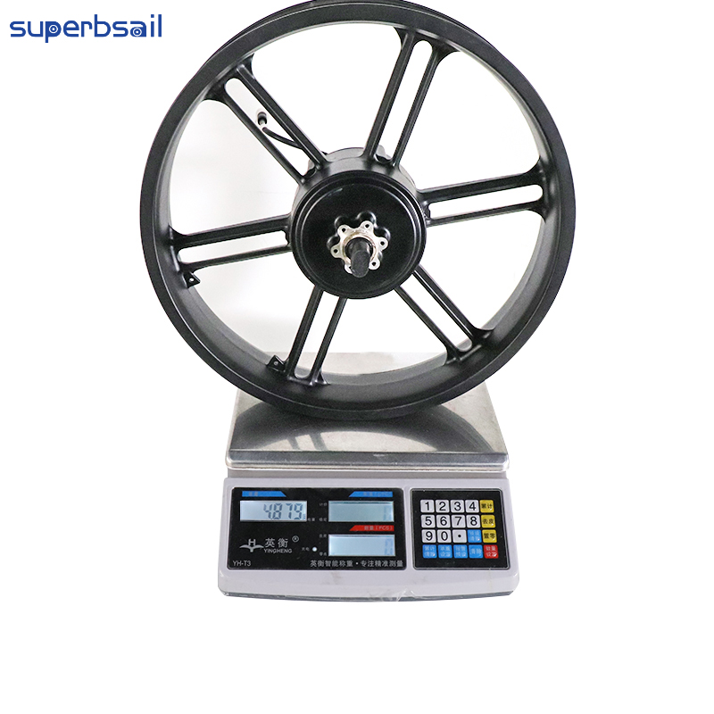 Motor Wheel 48V-500W Black Plug Electric Bike Conversion Kit Electric Motor for Bicycle Repair E Bicycle Part-OXV8-27H1 5