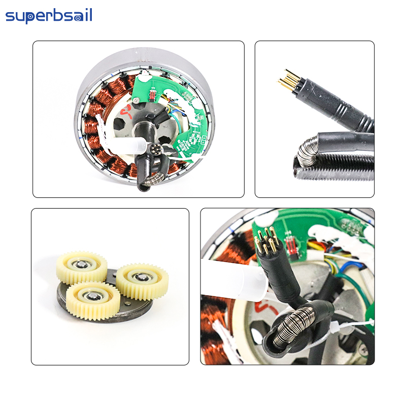 500W Motor Black Plug for Bicycle Parts Repair Electric Bicycle Conversion Kit OUXI V8 Motor E Bicycle Motor-OXV8-40B1 4