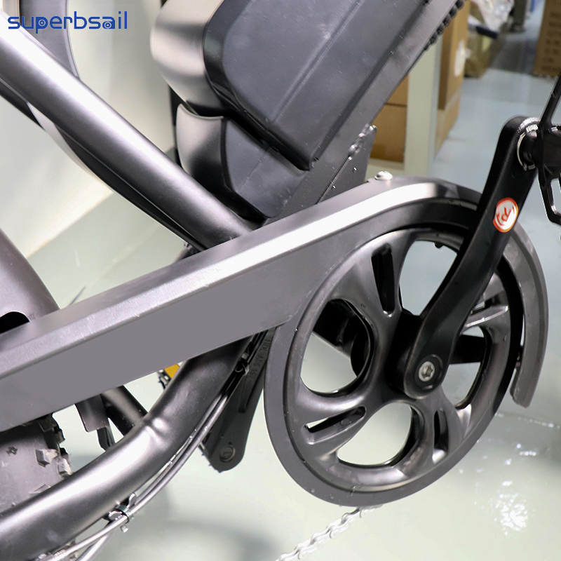 Chain Cover for OUXI V8 Electric Bicycle Part Replacement E Bike Kit Repair Bicycle Spare Parts Chain Cover-OXV8-39 3