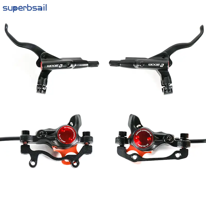 Hydraulic Brake Caliper &amp; Right + Left Brake Lever for OUXI V8 E-bike Kit Replace Bicycle Parts Bicycle Brake-OXV8-14 1