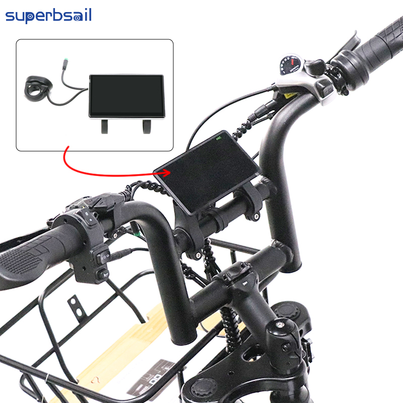 ЖК-дисплей V4.0-EU для комплекта переоборудования электровелосипеда OUXI V8. Отображение ограничения скорости 25 км/ч. Деталь для электровелосипеда - OXV8-03B1 2