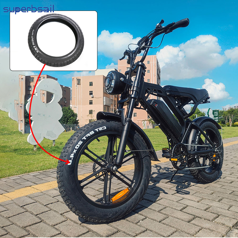 20*4 Outer Tire for V20 Electric Bicycle Part Replace Bike Tire Electric Bike Kit E Bike Fat Tire-CT024B1 2