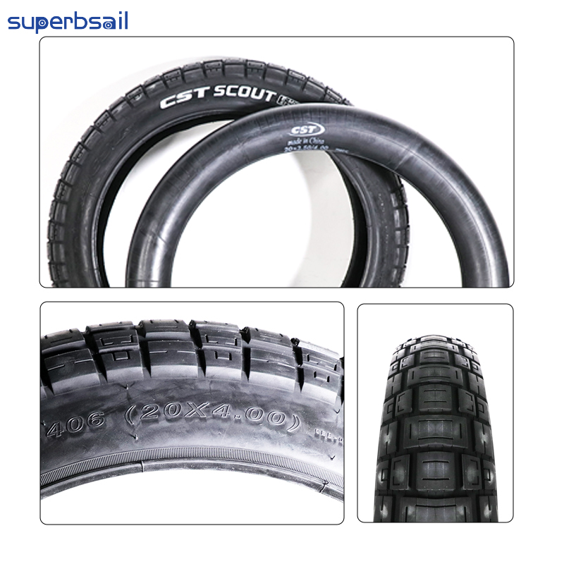 20*4 Outer Tire for V20 Electric Bicycle Part Replace Bike Tire Electric Bike Kit E Bike Fat Tire-CT024B1 4