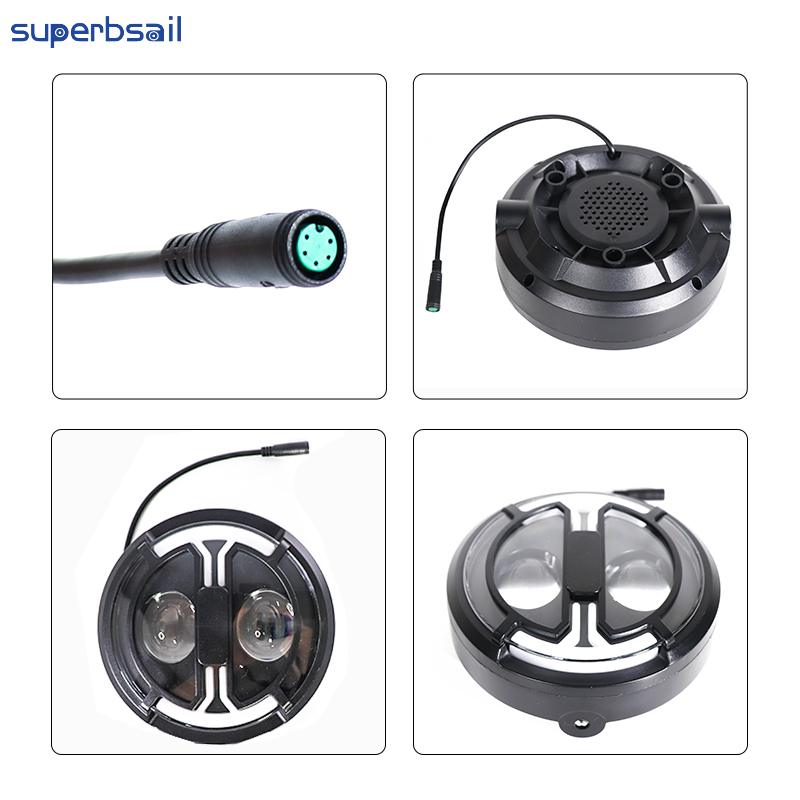Kit luce anteriore a 5 pin per bicicletta elettrica OUXI V8, sostituzione luce bicicletta, riparazione luci indicatori di direzione per bicicletta - OXV8-07B1 4