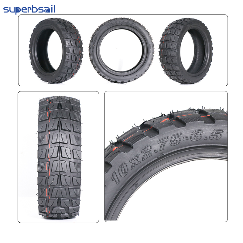 10*2.75-6.5 Off-road Tubeless Tyre for Kukirin G2 G3 Electric Scooter Parts Scooter Accessories E Scooter Tire-L-34E1 4
