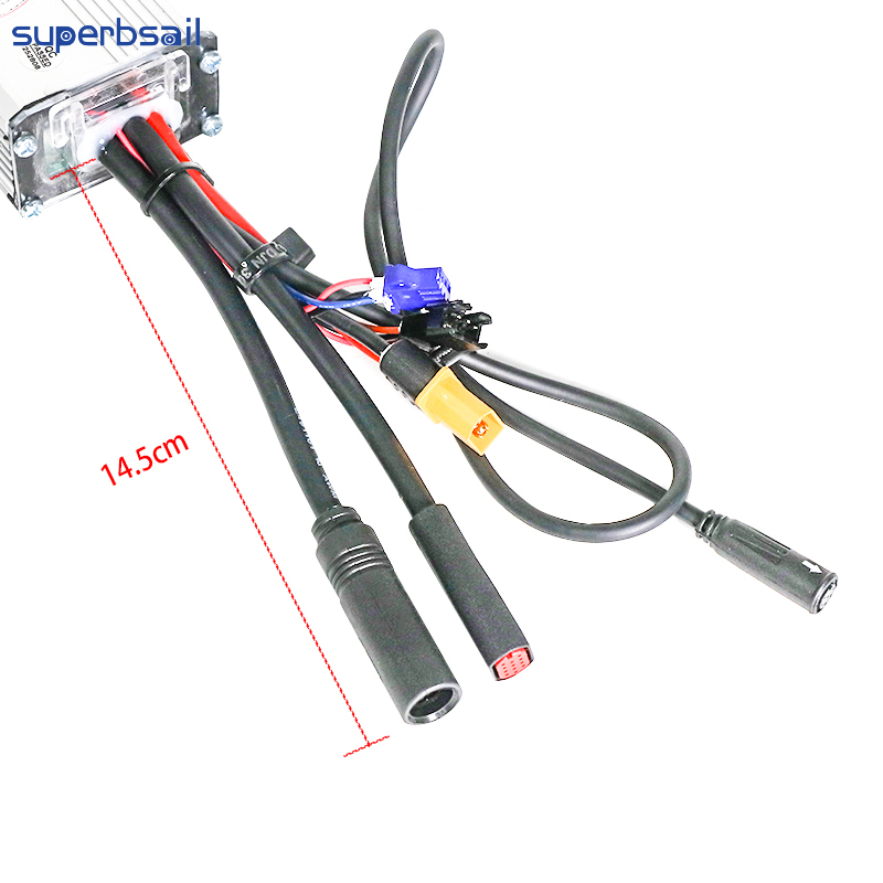 48V 21A Controller 45km/u voor V20 E-bike onderdeel E-bike controller rode stekker voor motor E-bike conversiekit-V20EB-01B1 5