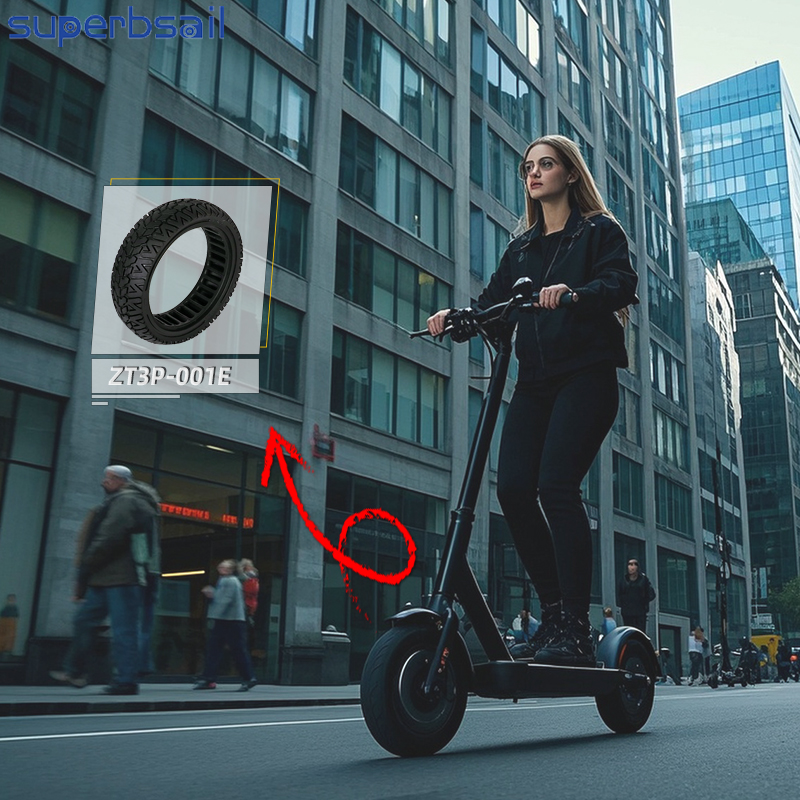 70/60-7.5 Solid Tire for ZT3 Pro Scooter Spare Part Replacement Scooter Tyres Electric Scooter Accesories-ZT3P-001E1 2