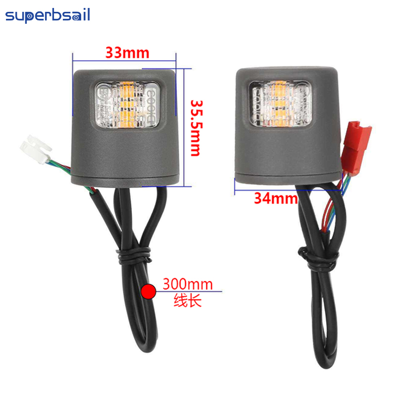 Turning Light for 4 Lite 2nd Gen Electric Scooter Spare Parts Replacement Scooter Light Scooter Accessories-4Lite2nd-5B1 6