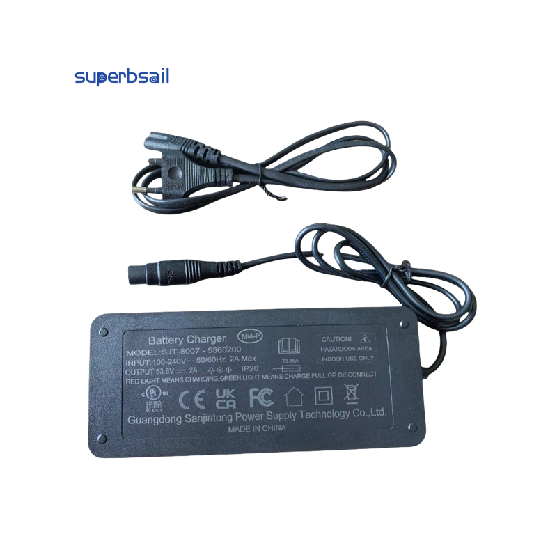 53.6V 2A Charger for MI4 Pro Max/MI4 Pro Plus E Scooter Accessories Replacement Scooter Charger E Scooter Kit-4PM-4 5