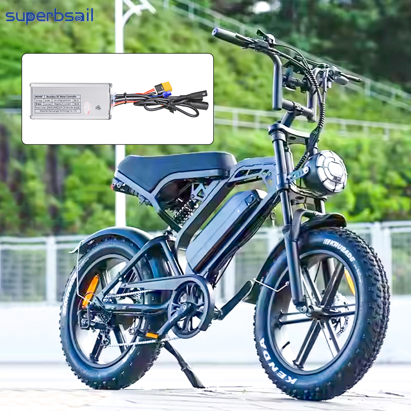 Controller 25 km/h 48 V 16 A per kit di sostituzione per bicicletta elettrica V20, accessori per bicicletta, controller per bicicletta elettrica-V20EB-01C1 2