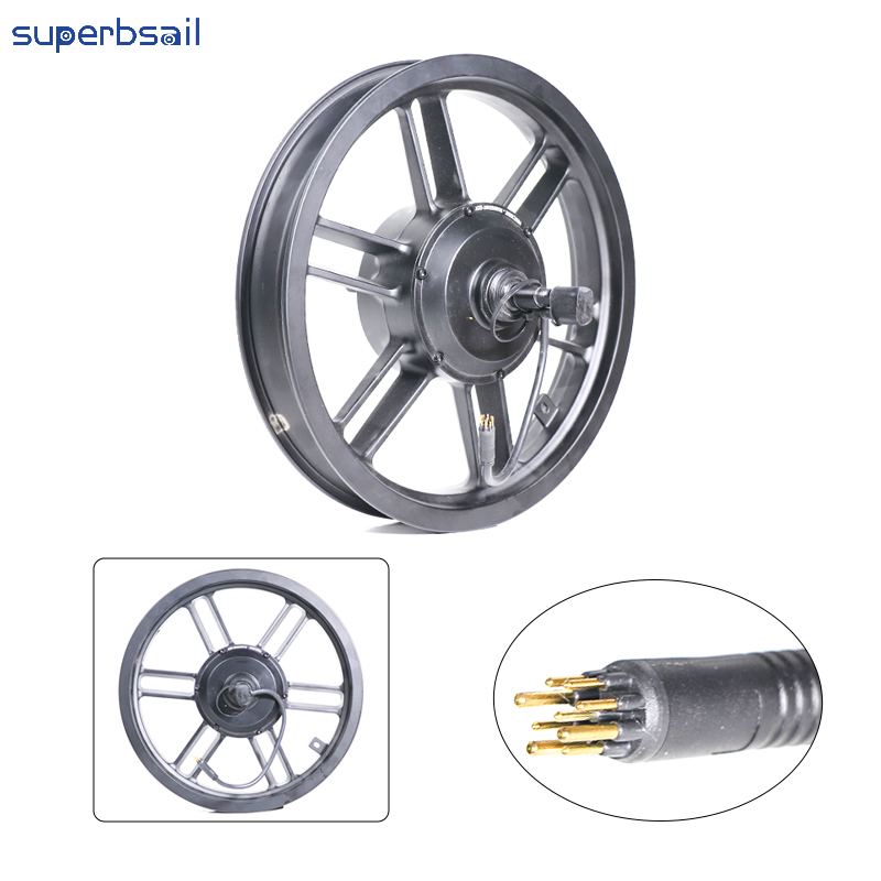16 Inch Motor Wheel 36V 250W for V8 Mini Electric Bicycle Motor Bike Accessories Motor Wheel Kit for Bicycle-OXV8-27F1 4