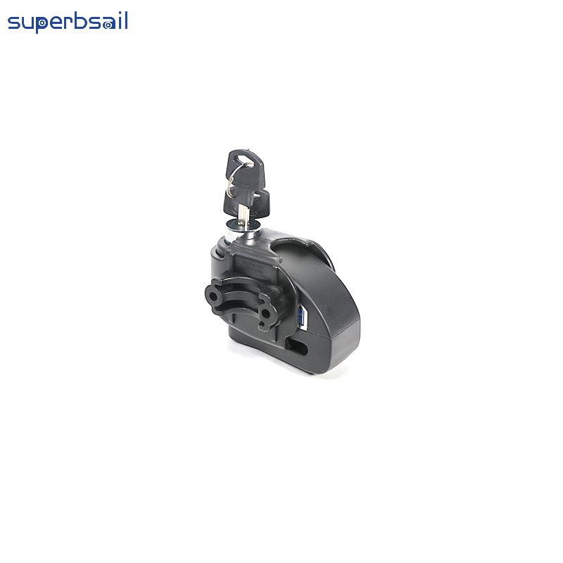 Alarm Disc Lock+Storage Holder for Bicycle Parts Bicycle Lock with Key Bicycle Accessories Cycle Accessories-T-6BD1 3