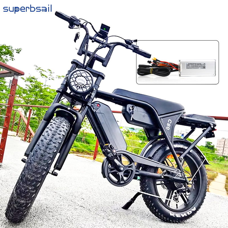 Controller 48V 6A V4.0-EU Version 250W for C80 Bicycle Spare Parts Repair E Bicycle Part Controller Bike Parts-OXV8-02J1 2