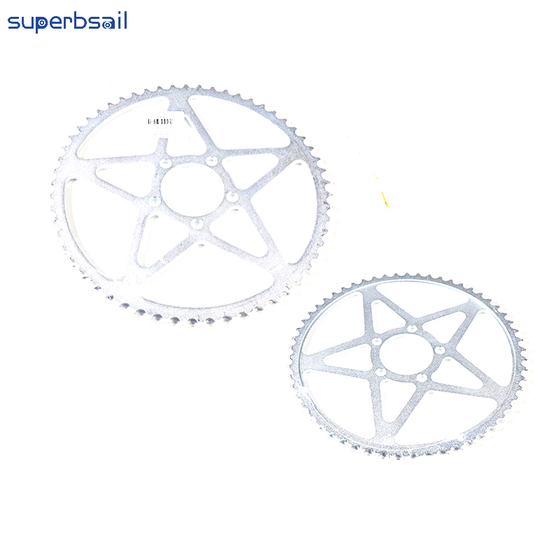 Звездочка (58 зубьев) для легкого внедорожного велосипеда Light Bee, комплект для переоборудования в электровелосипед, велосипедная звездочка EMOS-29 4