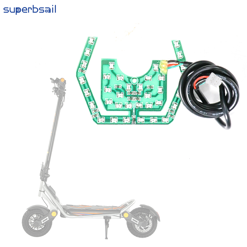 Rahmenbeleuchtung für Kukirin A1 Elektroroller, Rahmenteile-Ersatzteilset, E-Scooter-Beleuchtung – XY-KRA1028 2