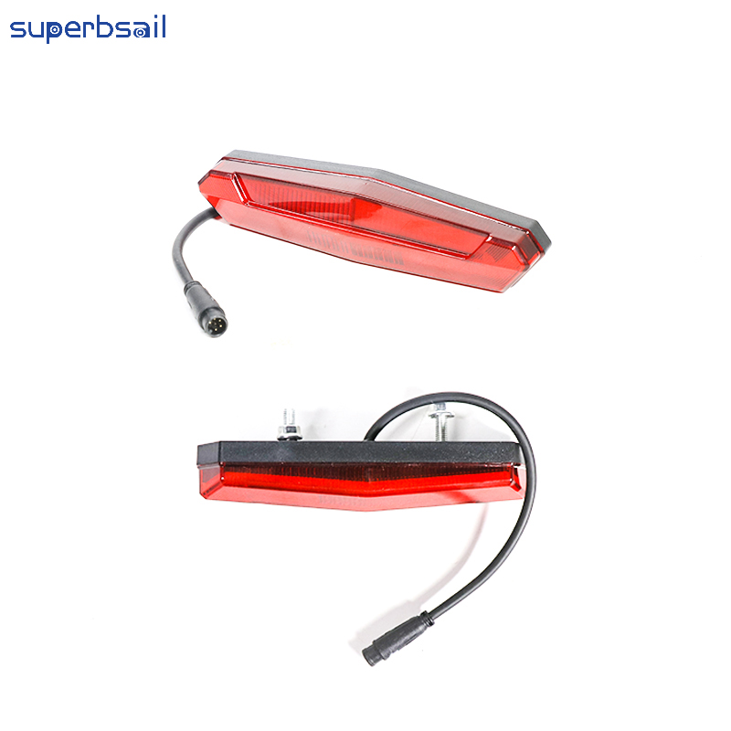 Baglygte til QM V20 elcykeltilbehør Udskiftningssæt til elcykelombygning Baglygte til cykel-V20EB-12 3