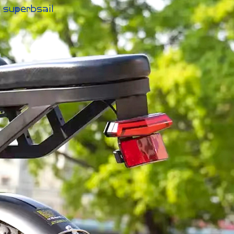 Baglygte til QM V20 elcykeltilbehør Udskiftningssæt til elcykelombygning Baglygte til cykel-V20EB-12 2