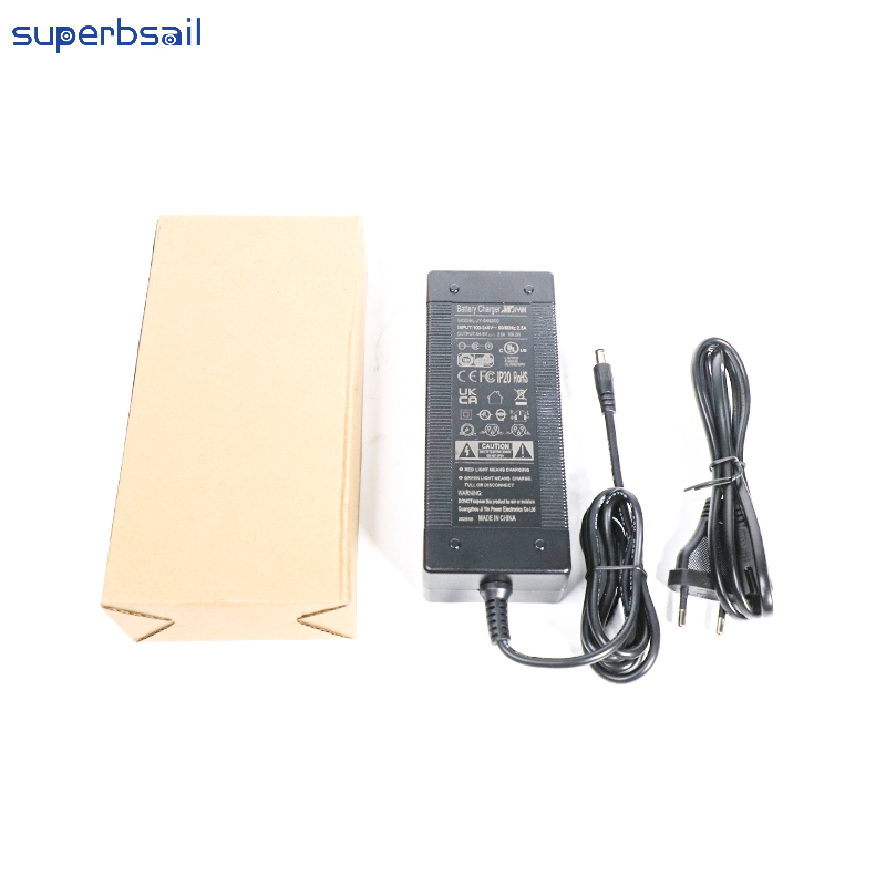 54.6V 2A Charger DC 5.5*2.1 for V20 Electric Bike Kit Replacement Bike Accessories Electric Bicycle Charger-V20EB-17 6