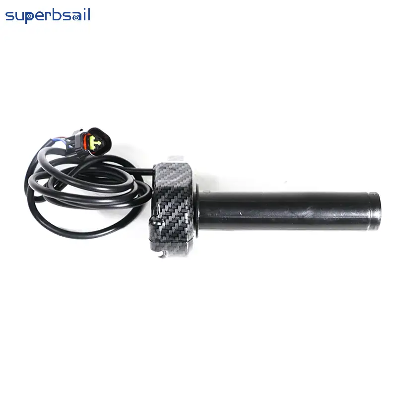 Carbon Fiber Throttle for Surroun Light Bee Electric Dirt Bike Kit Dirt Bike Accessories Electric Bike Throttle-EMOS-05B1 1