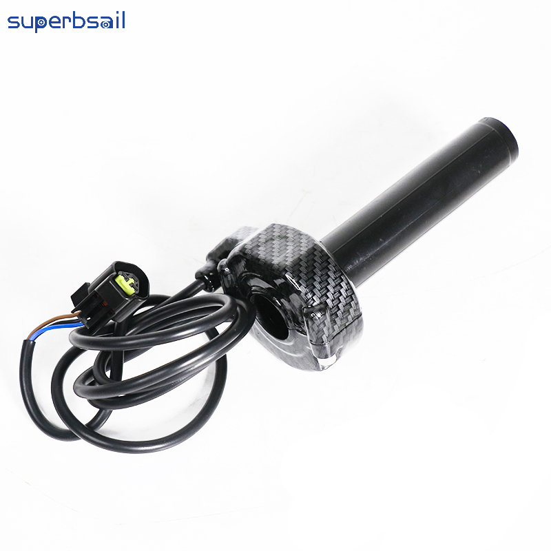 Carbon Fiber Throttle for Surroun Light Bee Electric Dirt Bike Kit Dirt Bike Accessories Electric Bike Throttle-EMOS-05B1 4