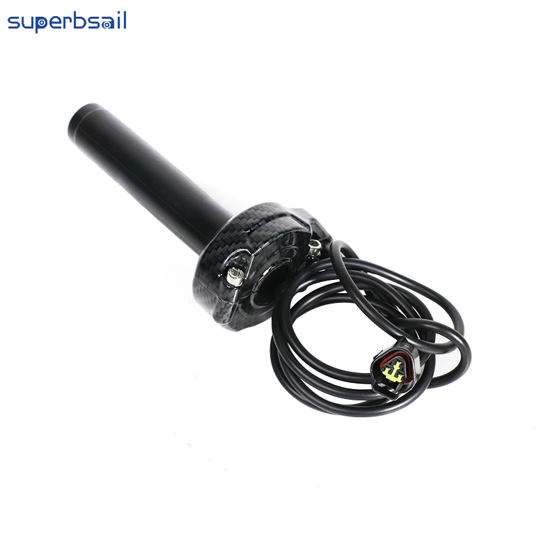 Carbon Fiber Throttle for Surroun Light Bee Electric Dirt Bike Kit Dirt Bike Accessories Electric Bike Throttle-EMOS-05B1 3