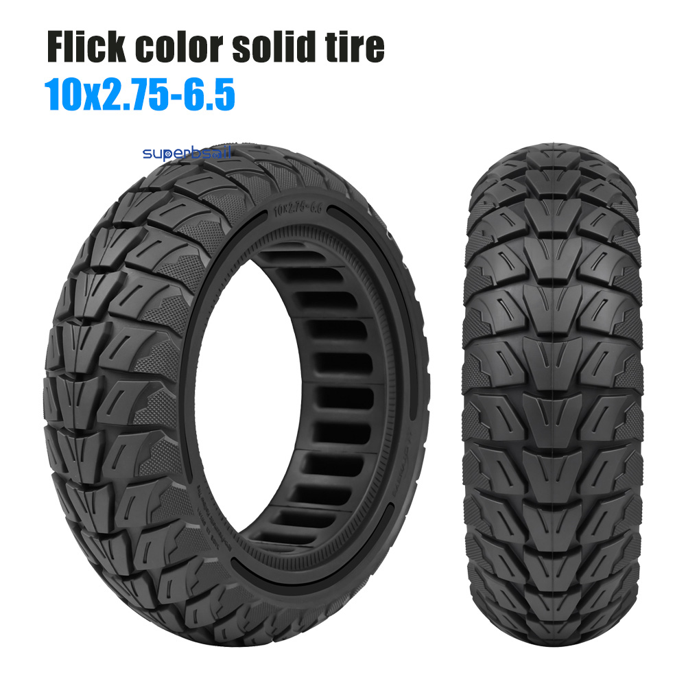 10*2.75-6.5 Solid Tire for Scooter Parts Accessories Repair E Scooter Tires 10 Inch Scooter Tire Replacement-L-34M1 2
