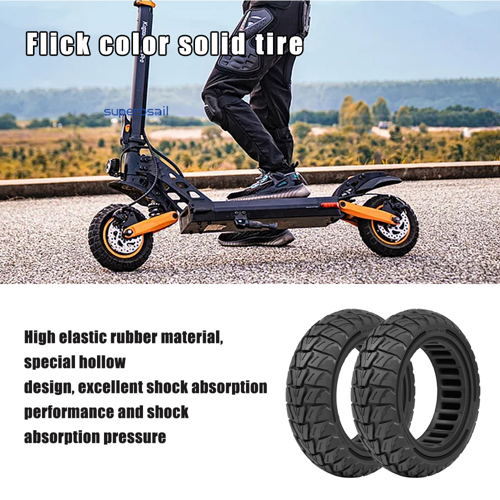 10*2.75-6.5 Solid Tire for Scooter Parts Accessories Repair E Scooter Tires 10 Inch Scooter Tire Replacement-L-34M1 5