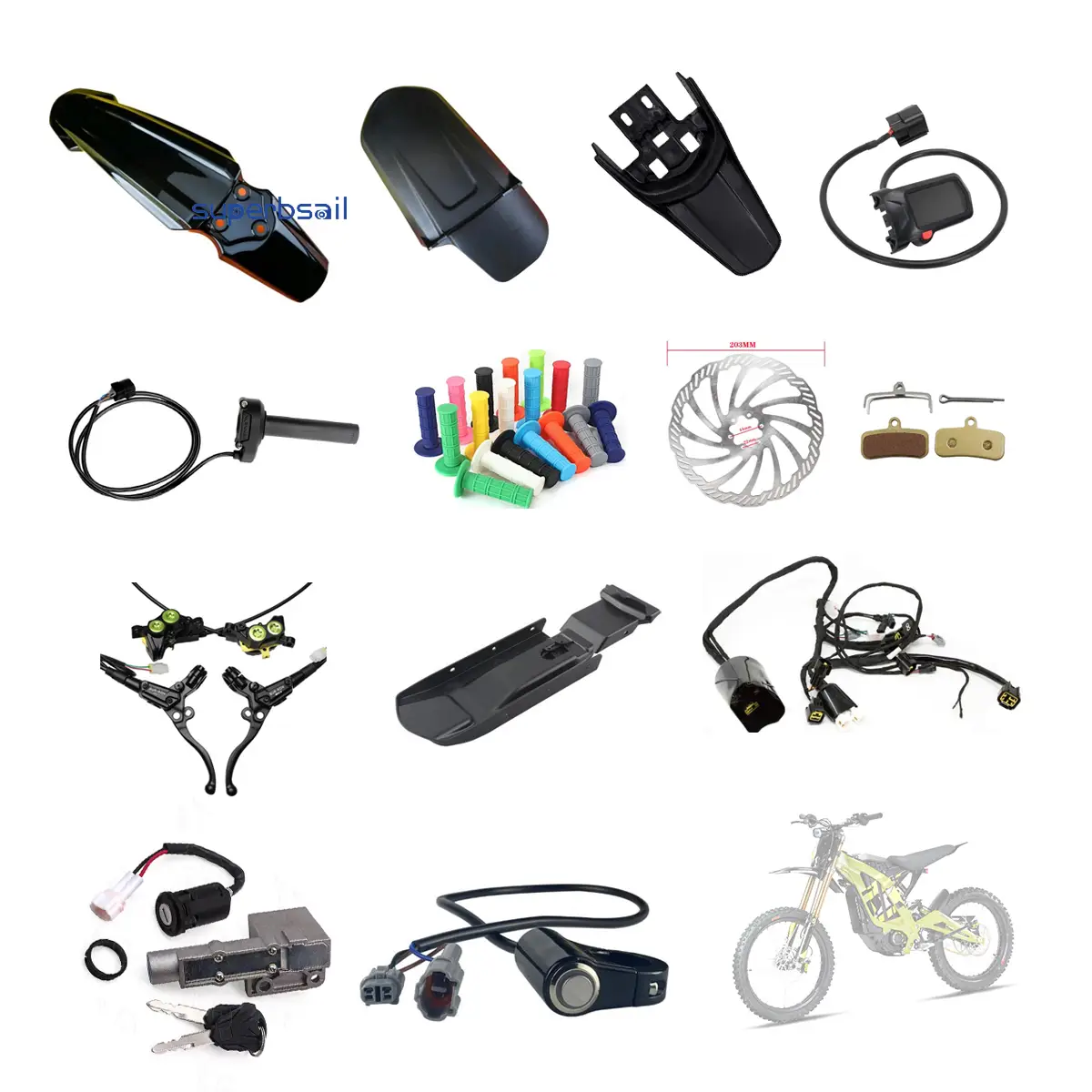 Surround Light Bee Electric Bicycle Part Dirt Bike Accessories Light Bee Dirt Bike Parts Bike Repair Kit-Surround Parts1 1