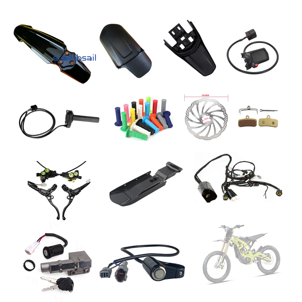 Surround Light Bee Electric Bicycle Part Dirt Bike Accessories Light Bee Dirt Bike Parts Bike Repair Kit-Surround Parts1 2