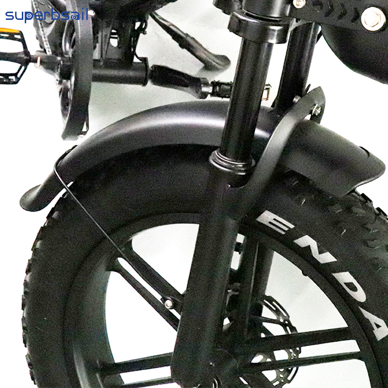 Wheel Cover Front Fender for QMwheel V20 E-bike 20 Inch Electric Bicycle Spare Parts Replacement Front Mudguard-V20EB-30 3